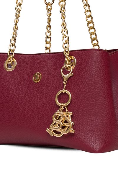 U.S. Polo Assn. Geanta de umar Claret Red pentru dama Us25539