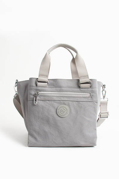 Sanmorris Geantă de mână și de umăr pentru femei, din țesătură parașută cu 5 ...