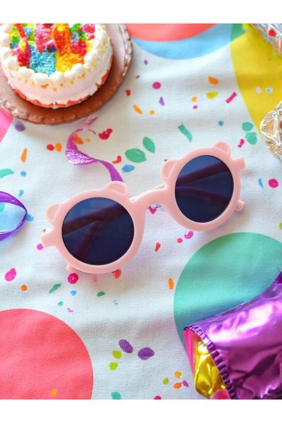 CHANCE GİFT Boy-Girl Children's Sunglasses Uv 400 Protection Turtle Model Sunglasses Polarized (1-13 Years)