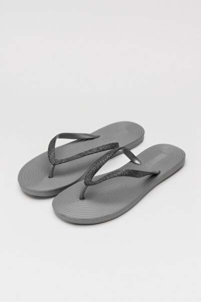 OZYO Papuci de plajă Bety Silver Flip Flops
