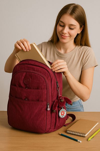 MESCHAIN Klinkir Fabric School Bag