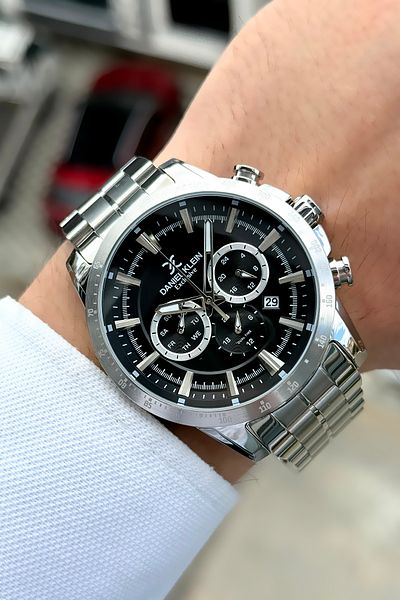 Daniel Klein Special Series 100% Original Steel Silver Color Waterproofwrist Wristwatch Bracelet