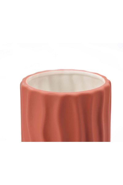 Ella Home Italia Decorative vase "Waves" coral