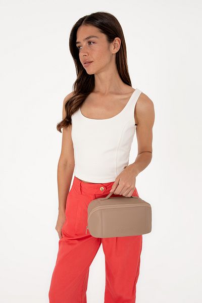 U.S. Polo Assn. Women's Mink Makeup Bag 50318180-Vr052