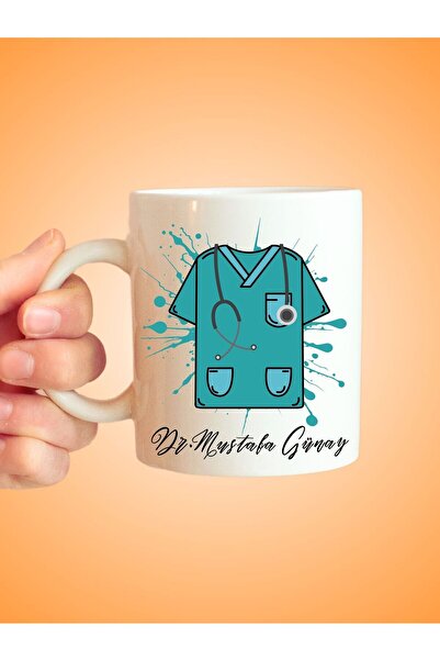 kuphane Kişiye Özel Doktor Kupa Bardak, isimli Doktor Hediyesi Mug