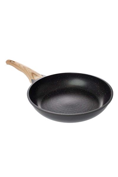 Ella Home Italia Universal frying pan with natural handle, Cast aluminum, 26 cm