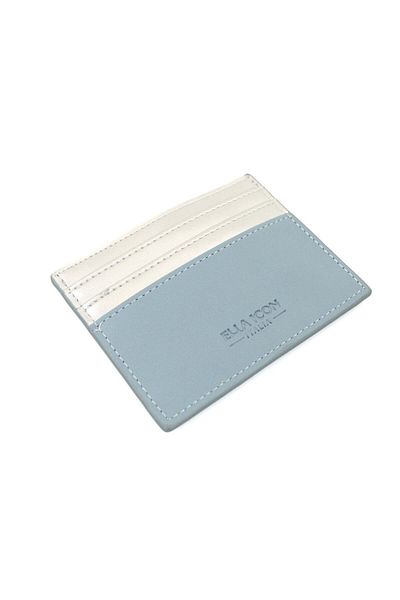 Ella Icon Etui Pentru Carduri Duo, , Albastru Prafuit, 10.5x8cm