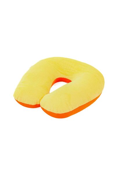 Ella Home Travel pillow 30x29 cm, Polyester, Yellow