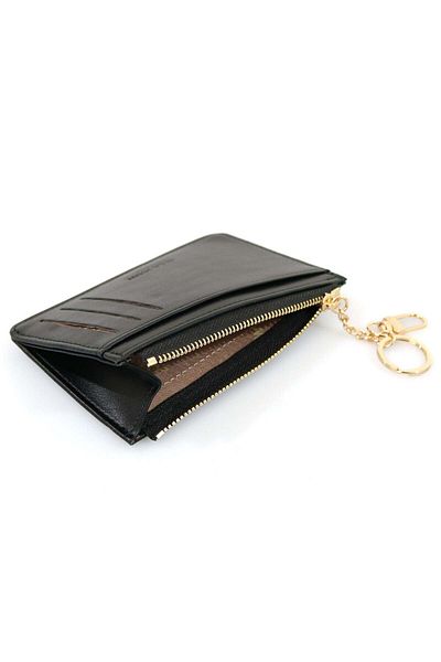 Ella Icon Casual Card Case, , Black, 14x9cm