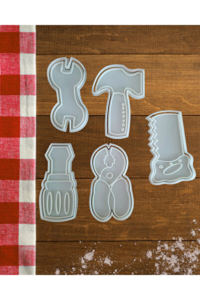 Montessori قوالب البسكويت على شكل أدوات يدوية - 10 قطع