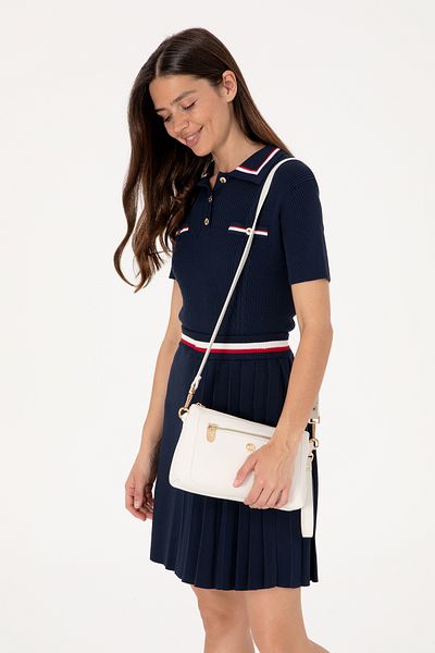 U.S. Polo Assn. Women's White Crossbody Bag 50311450-Vr013