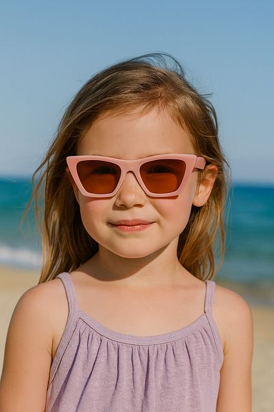 CHANCE GİFT Girls Cat Model Glasses Uv 400 Protection Trendy Kids Sunglasses