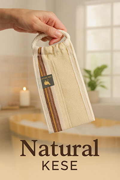 Home مقشر للظهر للحمام بمقبض طويل - مقشر حريري فاخر بنسبة 100% لتنظيف وتقشير ...