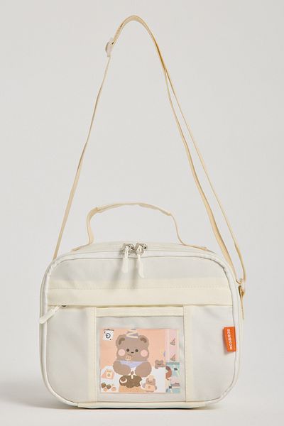 Roxbros Cutie de prânz pentru copii în stil coreean Kawaii cu accesorii - cutie de prânz termoizolată cu termos