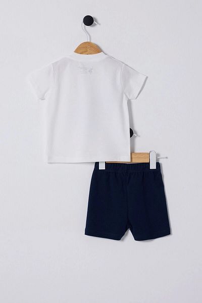 U.S. Polo Assn. U.S Polo Assn Baby Boy 2-Piece Set - White
