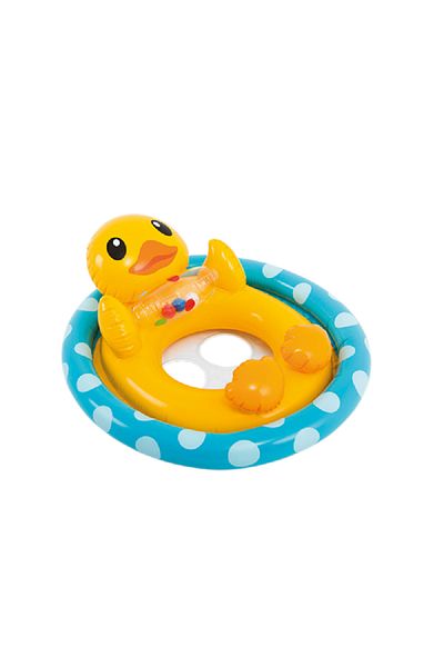 Intex See Me Sit Pool Rider Yellow And Blue 76 X 58cm