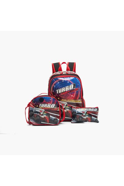 Juniors Graphic Print 3-Piece Backpack Set