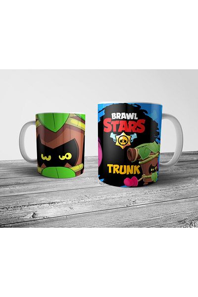 Pixxa Brawl Stars Trunk Mug