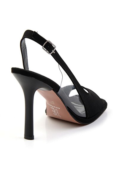 Bambi Mat Siyah Kadın Klasik Topuklu Ayakkabı K05726412838