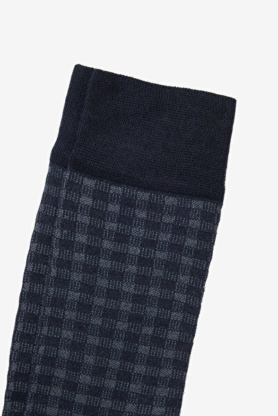 ALTINYILDIZ CLASSICS Чоловічі синьо-блакитні шкарпетки з візерунком