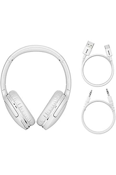 Baseus Encok Bluetooth Headphone Over Ear, D02 Pro Wireless Headphone With Soft Cushion & Foldable,