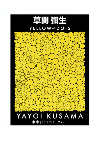 Taranist Αφίσα - Yayoi Kusama Dot Art Pop Art Αισθητική