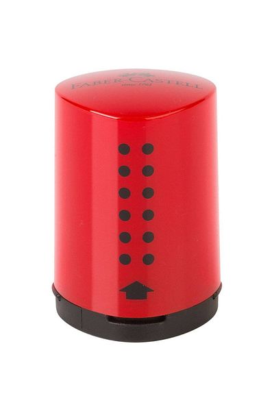 OEM Container Pencil Sharpener Faber-Castell Grip 2001 Mini, Red