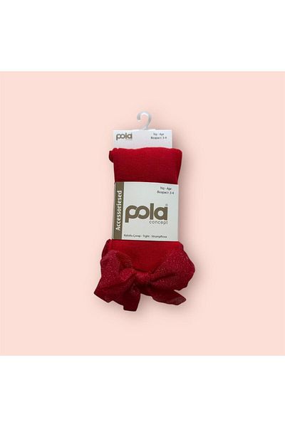 Pola Girls' Accessory Cotton Pantyhose No.9