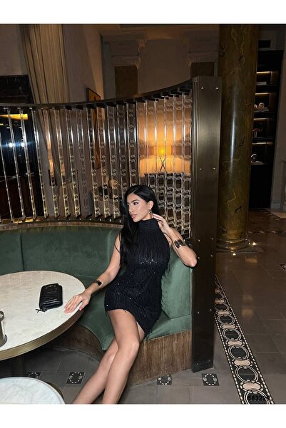 MADAMNİZ Pul Payet Elbise