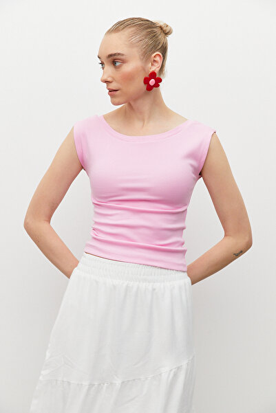 urban focus Boat Neck T-Shirt