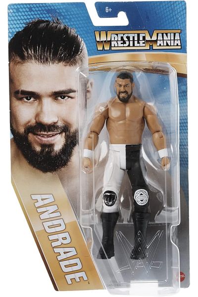 mattel Wrestlemania Posable Action Figure 6 Inches Collectible and Gift - Andrade