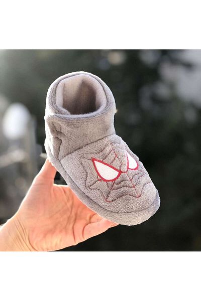 Pandalina Velcro Boys' Slippers Non-Slip Sole Kindergarten Nursery Home Shoes