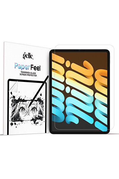 gelle Folie de protecție din sticlă cu textură de hârtie pentru Apple iPad Mini 6/7 (2021/2024)