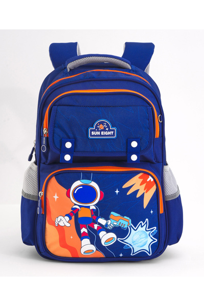 Bonfino حقيبة ظهر بونفينو مطبوعة برسمة رائد فضاء، بحزام كتف قابل للتعديل، لون...