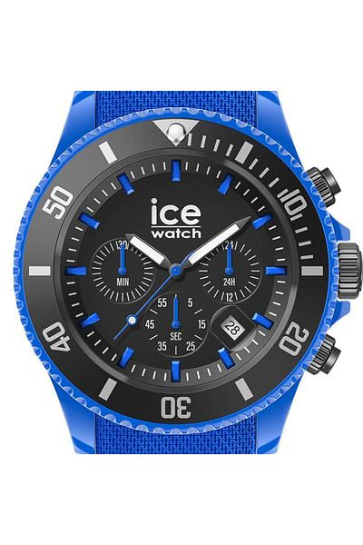 Ice Watch Montre ICE Chrono Neon Blue Large