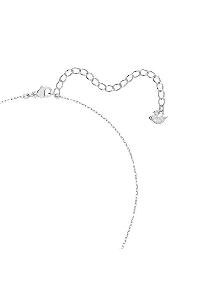 Swarovski Stilla Attract Set, Armut kesim, Beyaz, Rodyum kaplama