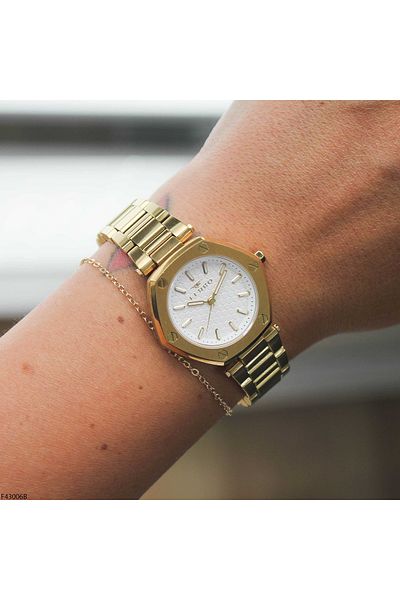 FERRO F43006B Women's Wrist Watch with Steel Band