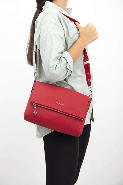 Silver Polo WOMEN'S BAGSilver Polo RED Shoulder Bag