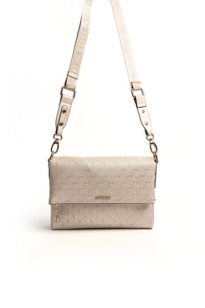 Silver Polo WOMEN'S BAG/SKIN LEATHERSilver Polo BEIGE Shoulder Bag