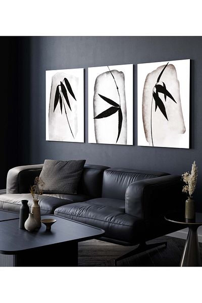 Hagen Pictură de perete Picturi de bucătărie Pictură din 3 piese cu aspect de cadru Pictură modernă Pictură boemă Calitate premium