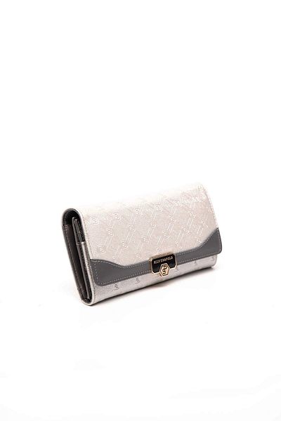 Silver Polo WALLET/LOGO PRINTEDSilver Polo A.SILVER Wallet & Card Holder