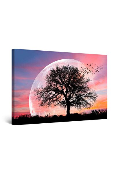 startonight Tablou DualView Startonight Pasari in Copaci, 60 x 90cm