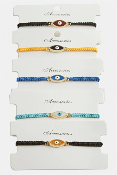 Eco Lounge Evil Eye Macrame Braided Bracelet