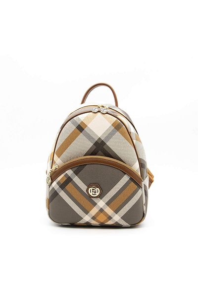 Silver Polo BACKPACK/PLAIDSilver Polo KHAKI Backpack