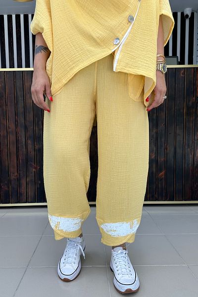 GÖKSEL Muslin Plus Size Pants