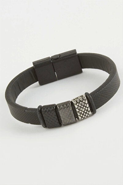 Eco Lounge Dotted Quality Magnet Faux Leather Bracelet