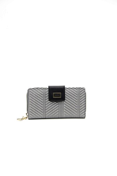 Silver Polo WALLET/PLAIDSilver Polo BLACK WHITE Wallet & Card Holder