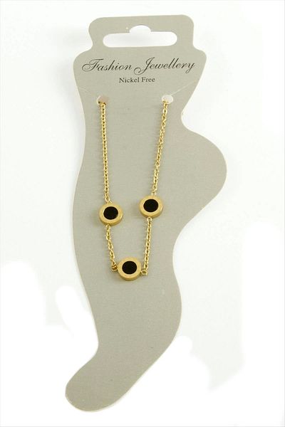 LiderGlobal Luxury Steel Anklet