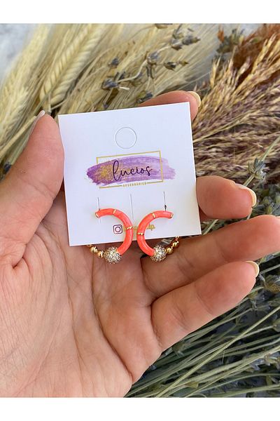 Lucios Golden Crafted Topcuk Detail Ring Earring