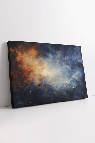 KOSS Dijital Платно с картина на Млечния път, картина с космически дизайн, пъ...